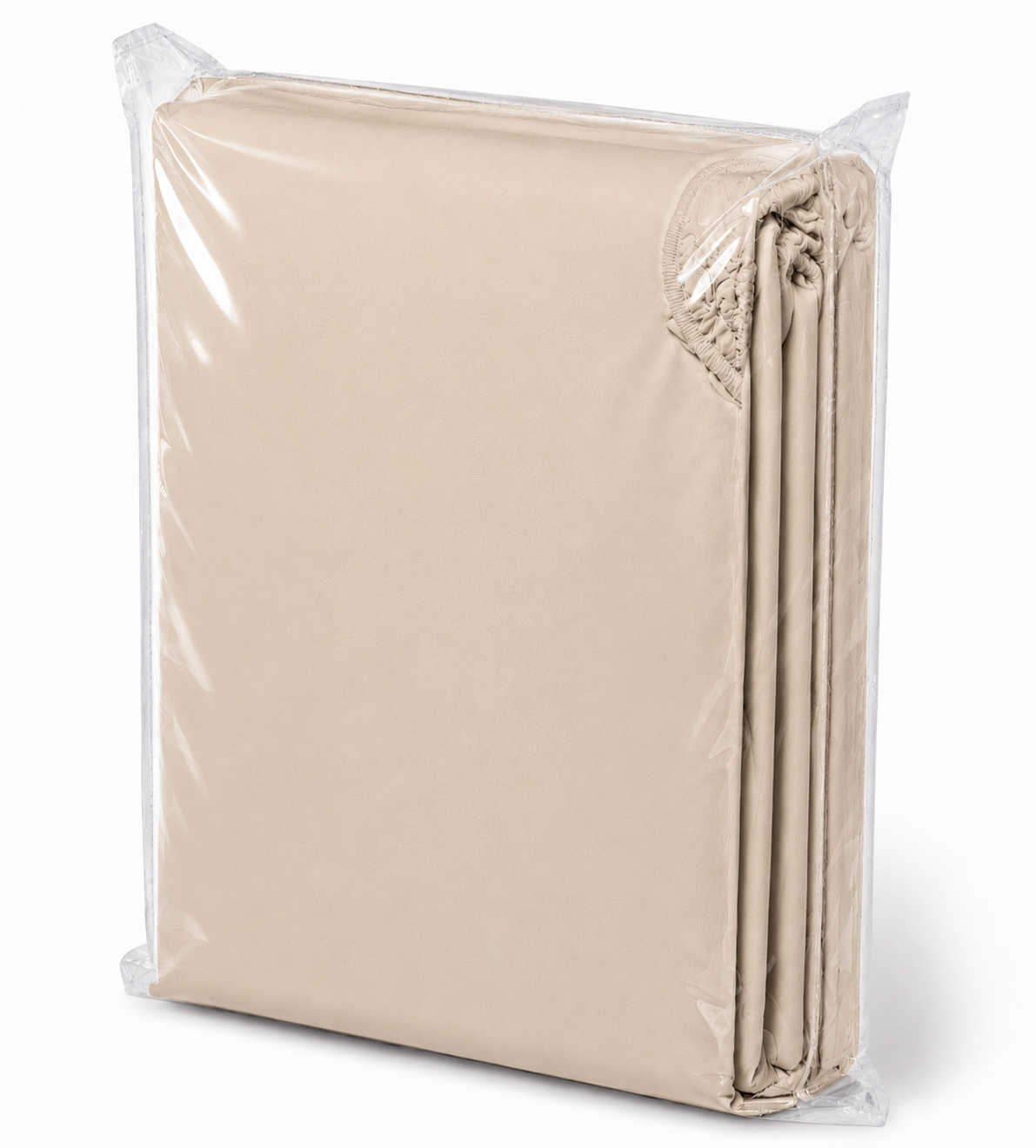 sheet-pillowcase-half-set نیم ست ملحفه کشدار ساده نسکافه ای